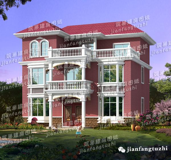 一層農(nóng)村別墅設(shè)計圖，2廳4臥，造價15萬，經(jīng)濟實用。