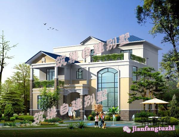 三層農(nóng)村自建房，14*14米，經(jīng)濟、實用、舒適、美觀。