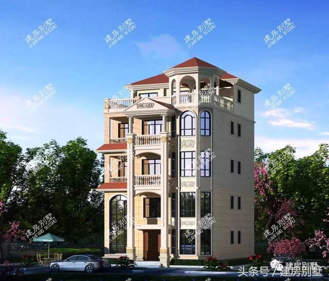 兩棟5層農(nóng)村別墅，超豪華，第一棟你們村首富都不一定建得起。