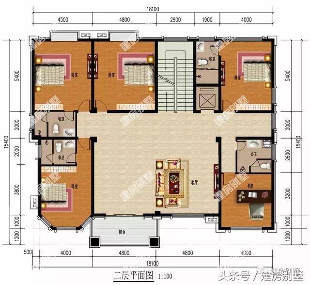 兩棟5層農(nóng)村別墅，超豪華，第一棟你們村首富都不一定建得起。