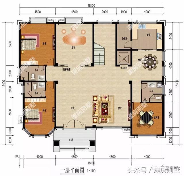 兩棟5層農(nóng)村別墅，超豪華，第一棟你們村首富都不一定建得起。