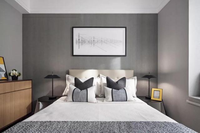 現(xiàn)代簡約風(fēng)小戶型公寓裝修，92㎡，采用抽象化的藝術(shù)，灰度空間的高級(jí)感。