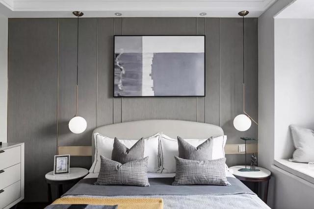 現(xiàn)代簡約風(fēng)小戶型公寓裝修，92㎡，采用抽象化的藝術(shù)，灰度空間的高級(jí)感。