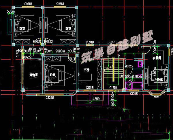 二層半帶車庫農(nóng)村自建別墅設(shè)計(jì)圖，150平方米，外觀時(shí)尚，有個(gè)性！