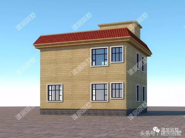 二層別墅設計圖，10×11米，造價不到20萬，建兩棟都不貴。