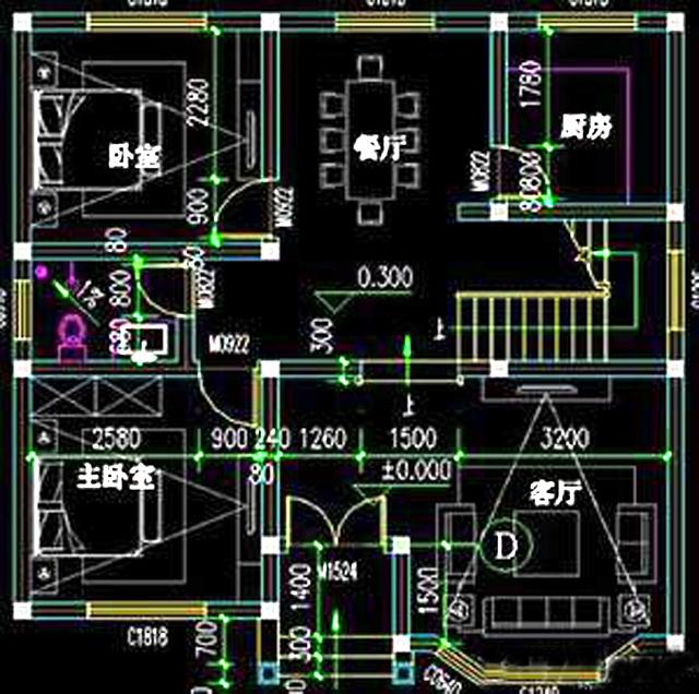 100平方米簡歐式二層農(nóng)村自建房，10*10米，簡單實用。