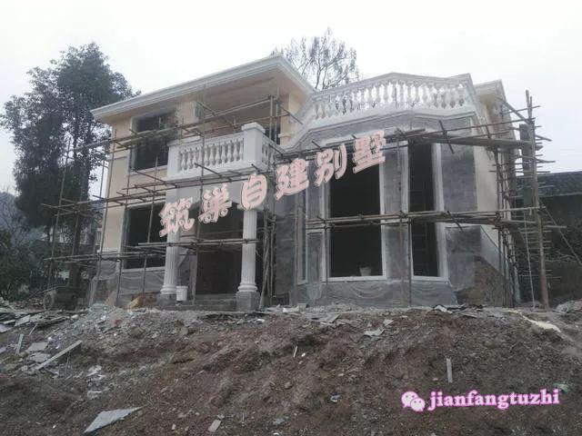 100平方米簡歐式二層農(nóng)村自建房，10*10米，簡單實用。