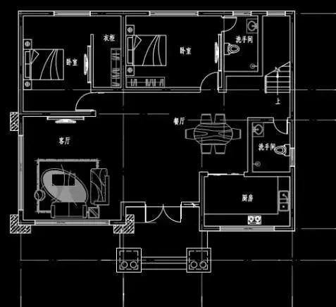 復(fù)式三層農(nóng)村自建房，14*12米，3廳8臥，造價(jià)40萬，時尚大氣。