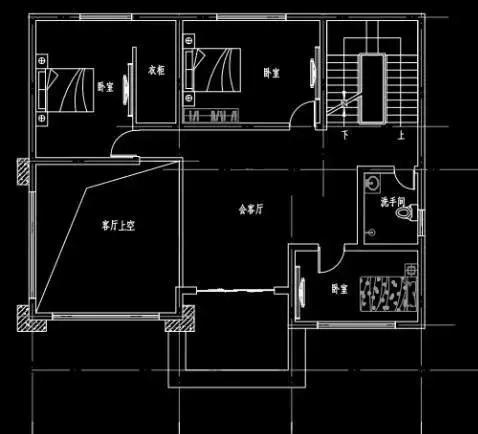 復(fù)式三層農(nóng)村自建房，14*12米，3廳8臥，造價(jià)40萬，時尚大氣。