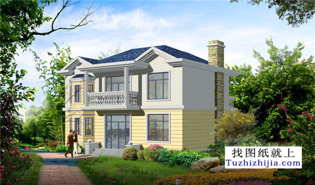 8米寬12米長房屋設(shè)計(jì)圖及效果圖，10套全新設(shè)計(jì)圖紙