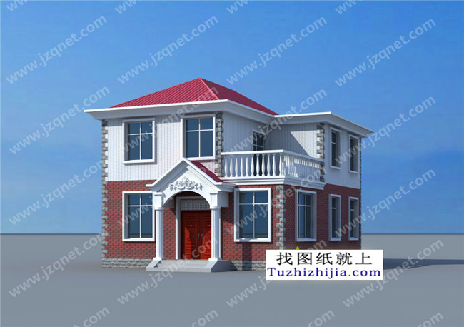 8米寬12米長房屋設(shè)計(jì)圖及效果圖，10套全新設(shè)計(jì)圖紙