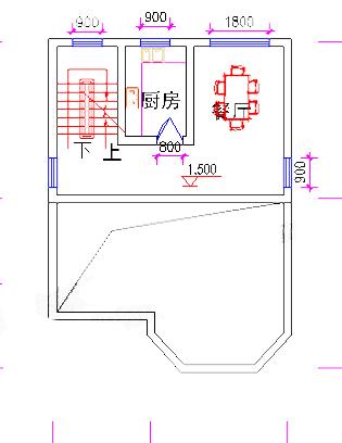 三層小戶型別墅設(shè)計(jì)圖，80平米，3廳5臥帶閣樓層車庫，造價(jià)20萬。