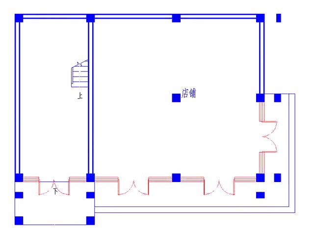 四層帶商鋪多功能別墅設(shè)計圖，占地100平方米，豪華大氣，造價40萬。