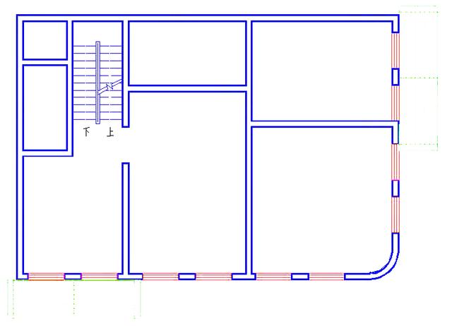 四層帶商鋪多功能別墅設(shè)計圖，占地100平方米，豪華大氣，造價40萬。