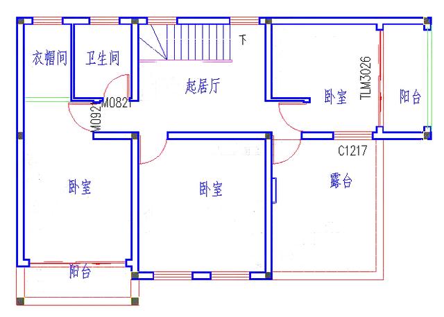 四層帶商鋪多功能別墅設(shè)計圖，占地100平方米，豪華大氣，造價40萬。