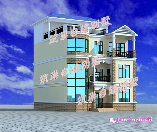 四層農(nóng)村自建房，10*13米，預(yù)算50萬，戶型簡單方正，實用。