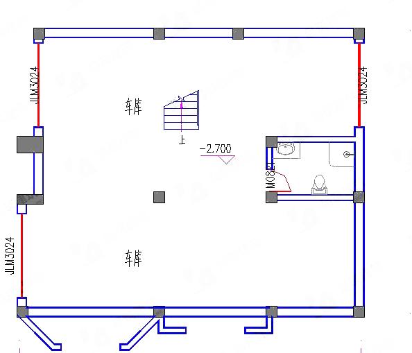 三層獨(dú)棟別墅設(shè)計(jì)圖，2廳8臥，地下車庫(kù)+挑空客廳+豪華主臥，造價(jià)42萬