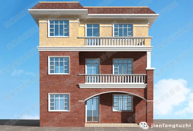 1廳5臥三層農(nóng)村自建房，造價(jià)25萬(wàn)，臥室均帶獨(dú)立衛(wèi)生間，簡(jiǎn)單實(shí)用！