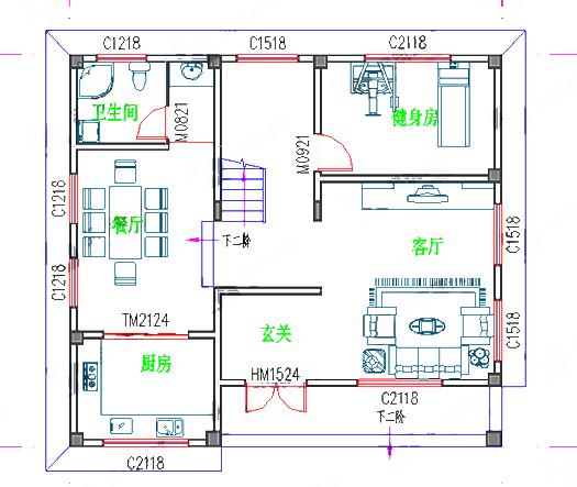 1廳5臥三層農(nóng)村自建房，造價(jià)25萬(wàn)，臥室均帶獨(dú)立衛(wèi)生間，簡(jiǎn)單實(shí)用！