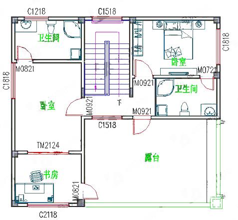 1廳5臥三層農(nóng)村自建房，造價(jià)25萬(wàn)，臥室均帶獨(dú)立衛(wèi)生間，簡(jiǎn)單實(shí)用！