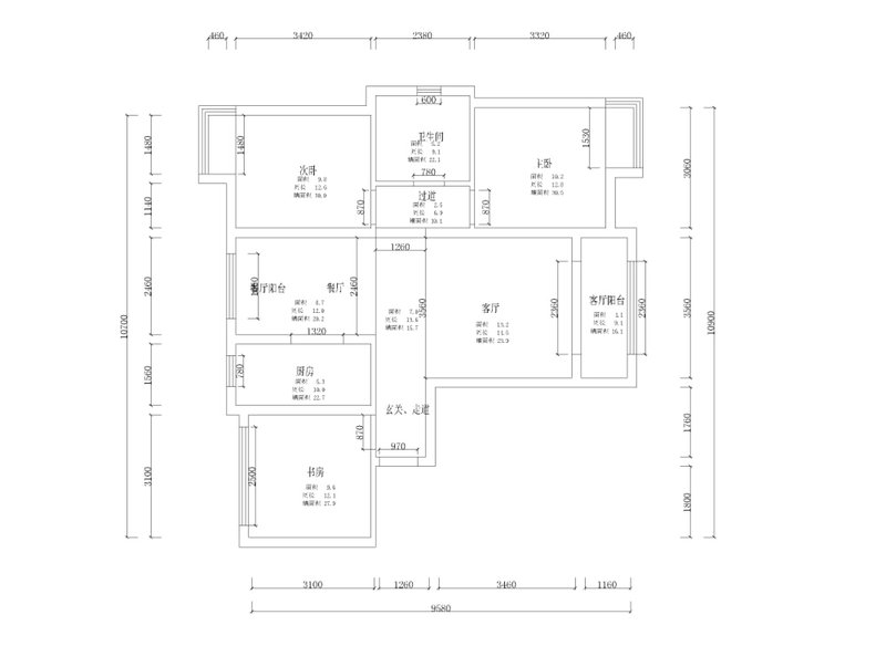 94平米三居室我只花了7萬元裝修出來的，大家看看虧不虧！