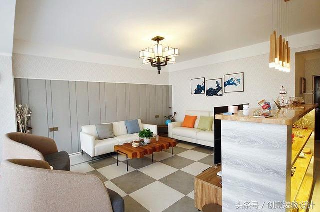 三室兩廳設計費就花了3W，142㎡奇葩戶型裝修，看完效果這錢花的值！