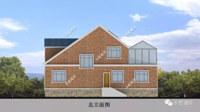 農(nóng)村二層別墅圖主體造價僅需29萬左右，帶車庫、露臺，配超大庭院，既實用又美觀！