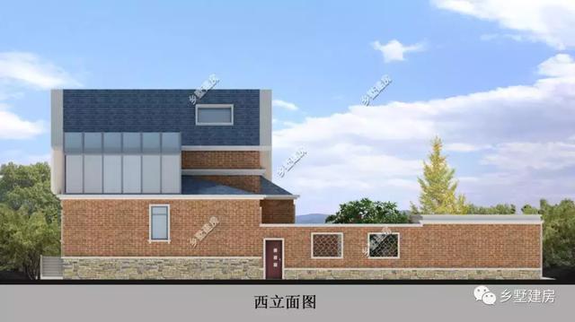 農(nóng)村二層別墅圖主體造價僅需29萬左右，帶車庫、露臺，配超大庭院，既實用又美觀！