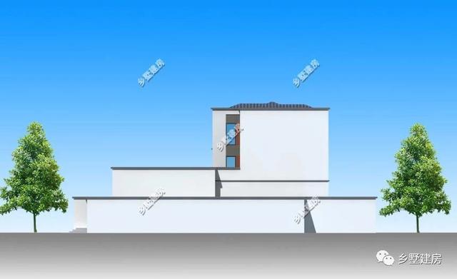 新中式農(nóng)村四合院別墅圖，帶小院和露臺，讓你的房子脫穎而出