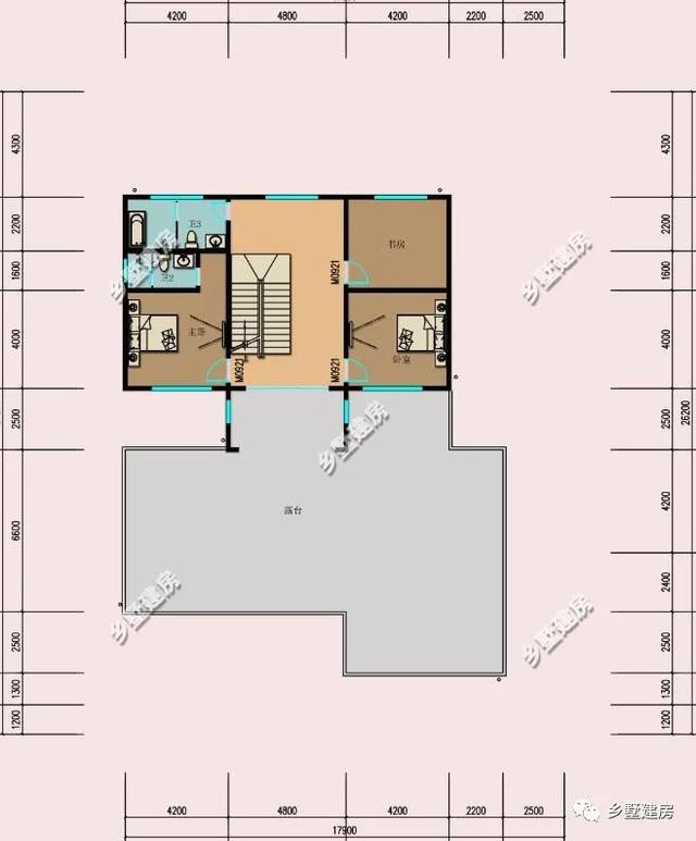 新中式農(nóng)村四合院別墅圖，帶小院和露臺，讓你的房子脫穎而出