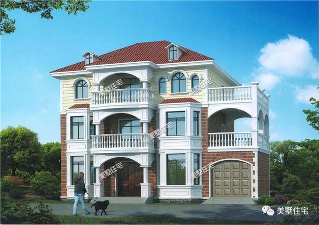 8款帶完工實(shí)拍圖別墅圖，對(duì)比效果圖你喜歡哪一套呢？