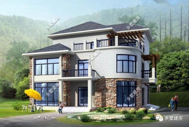 三層別墅圖造價40萬，城市買房首付都不夠，不如在農(nóng)村自建一棟別墅享受一生。