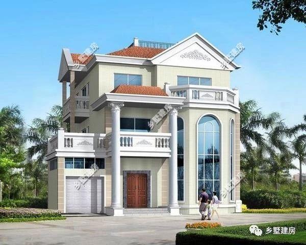 三層別墅圖造價40萬，城市買房首付都不夠，不如在農(nóng)村自建一棟別墅享受一生。