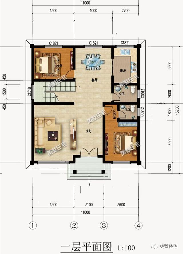 好評(píng)如潮的5款農(nóng)村別墅設(shè)計(jì)圖，款款都有特點(diǎn)，隨便一建就很出彩。