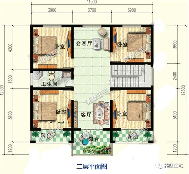 好評(píng)如潮的5款農(nóng)村別墅設(shè)計(jì)圖，款款都有特點(diǎn)，隨便一建就很出彩。