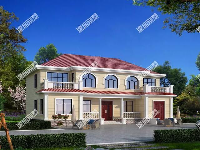 3棟實用美觀最適合農(nóng)村建的別墅圖，簡單美觀又實用。