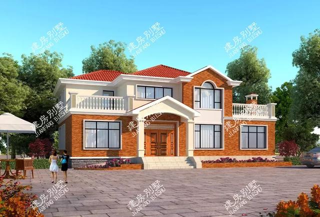 3棟實用美觀最適合農(nóng)村建的別墅圖，簡單美觀又實用。