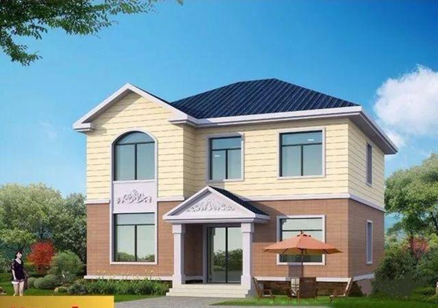 三款漂亮的農(nóng)村二層自建房設(shè)計(jì)圖，簡單實(shí)用還不貴，人人都能建的起