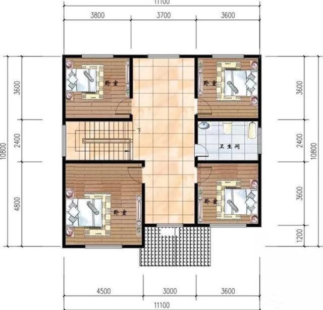 三款漂亮的農(nóng)村二層自建房設(shè)計(jì)圖，簡單實(shí)用還不貴，人人都能建的起