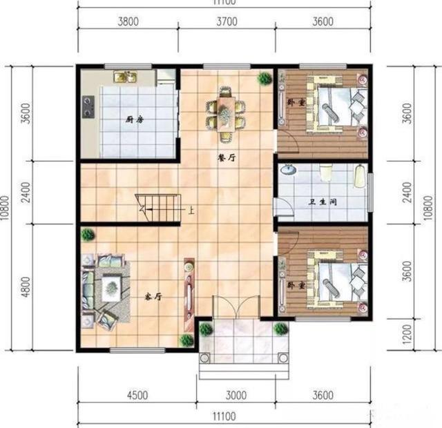 三款漂亮的農(nóng)村二層自建房設(shè)計(jì)圖，簡單實(shí)用還不貴，人人都能建的起