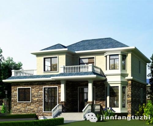 40萬16×12米二層私家別墅設(shè)計(jì)圖，2廳5臥+地下室車庫+酒窖+休閑廳+套房