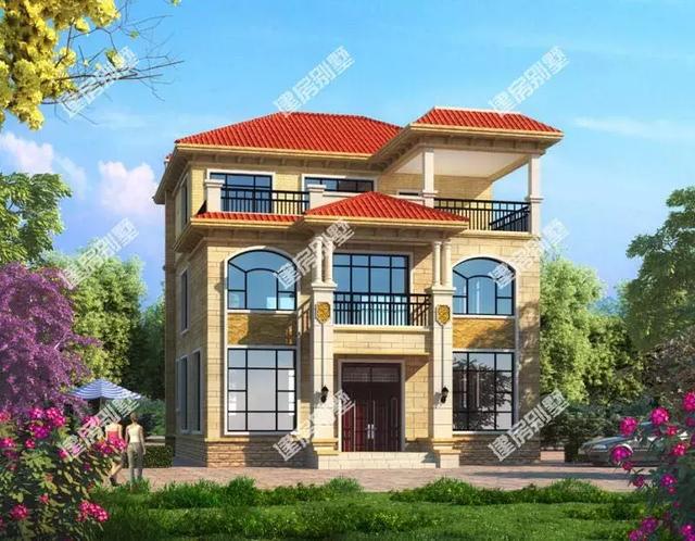 兩款戶型相近的三層農(nóng)村別墅設(shè)計(jì)圖，第一棟戶型通透，第二棟經(jīng)濟(jì)適用，都是建房很不錯(cuò)的選擇