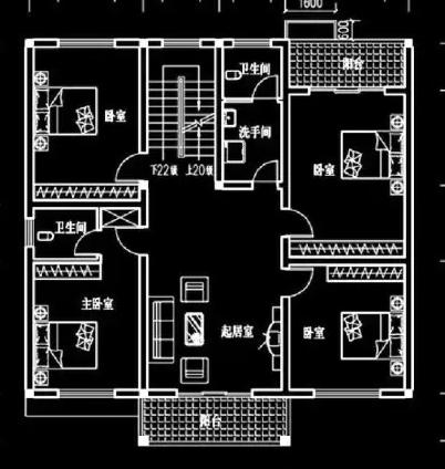 占地150㎡二層農(nóng)村住房設(shè)計圖，簡單實用，低調(diào)的外觀設(shè)計以及不高的造價特別適合普通農(nóng)村家庭