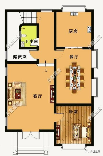 農(nóng)村自建小別墅設(shè)計圖！專為農(nóng)村小占地設(shè)計的房子！簡直美呆了！