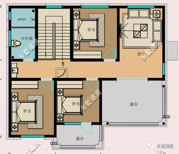 農(nóng)村自建小別墅設(shè)計圖！專為農(nóng)村小占地設(shè)計的房子！簡直美呆了！