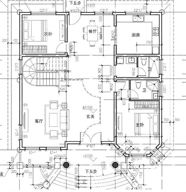 2廳7臥三層獨(dú)棟別墅設(shè)計(jì)圖奢華大氣，尊貴豪華，挑空客廳+麻將室+娛樂室+套房