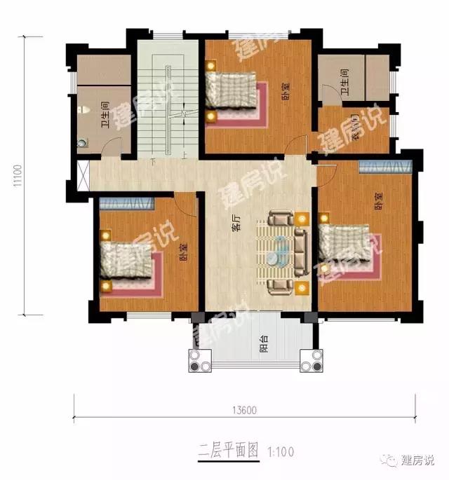 好評率最高的三層農(nóng)村別墅，40萬左右，棋牌室露臺書房齊全，優(yōu)化提升居住品質(zhì)感