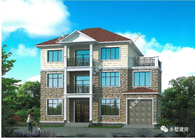 舒適的三層農(nóng)村別墅設(shè)計(jì)圖，別墅剛建成，媳婦娶進(jìn)門，這樣的人生你羨不羨慕？