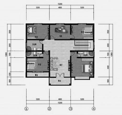 占地190平方米二層自建房設(shè)計(jì)圖，室內(nèi)布局符合現(xiàn)代人的生活習(xí)慣