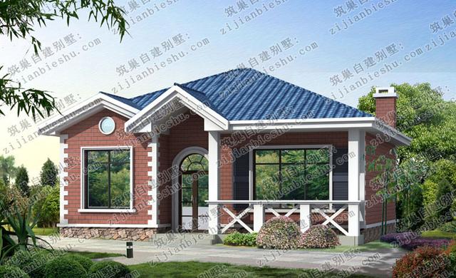 農(nóng)村預(yù)算15萬元一層自建小別墅設(shè)計(jì)圖，戶型簡(jiǎn)約美觀